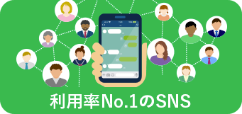 利用率No.1のSNS